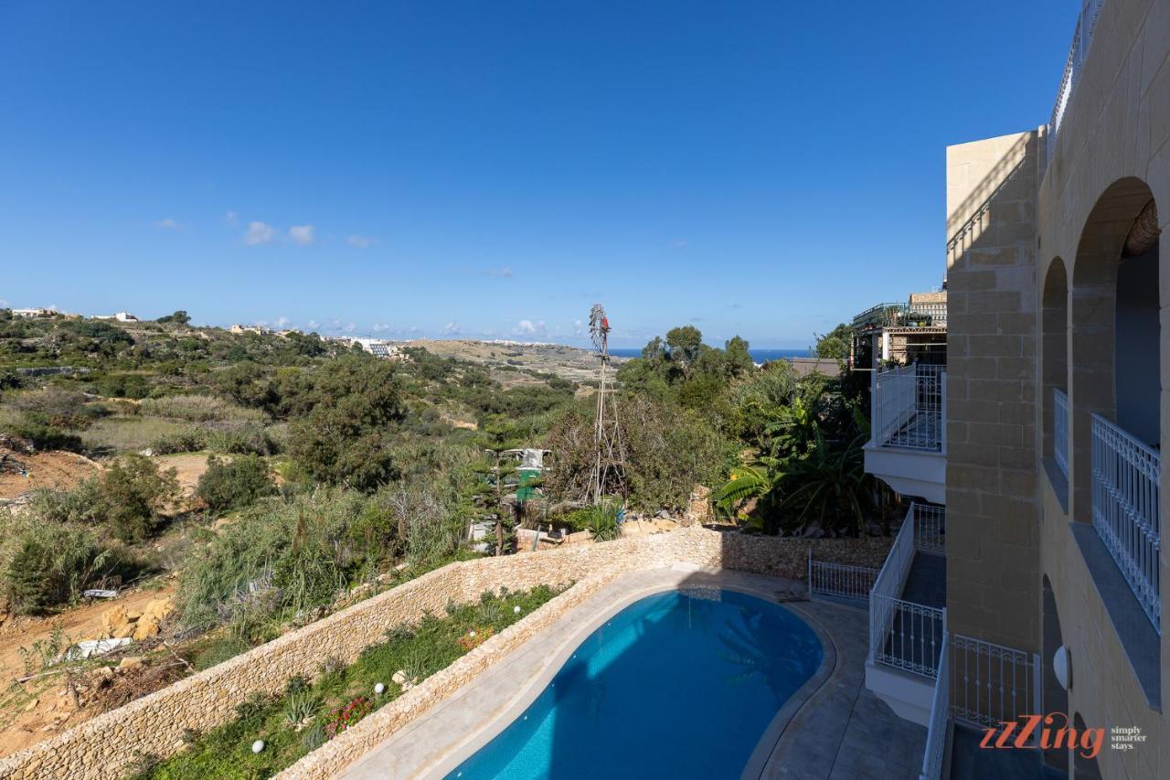 Gozo - Apartment With Stunning Views & Shared Pool Шаара Экстерьер фото